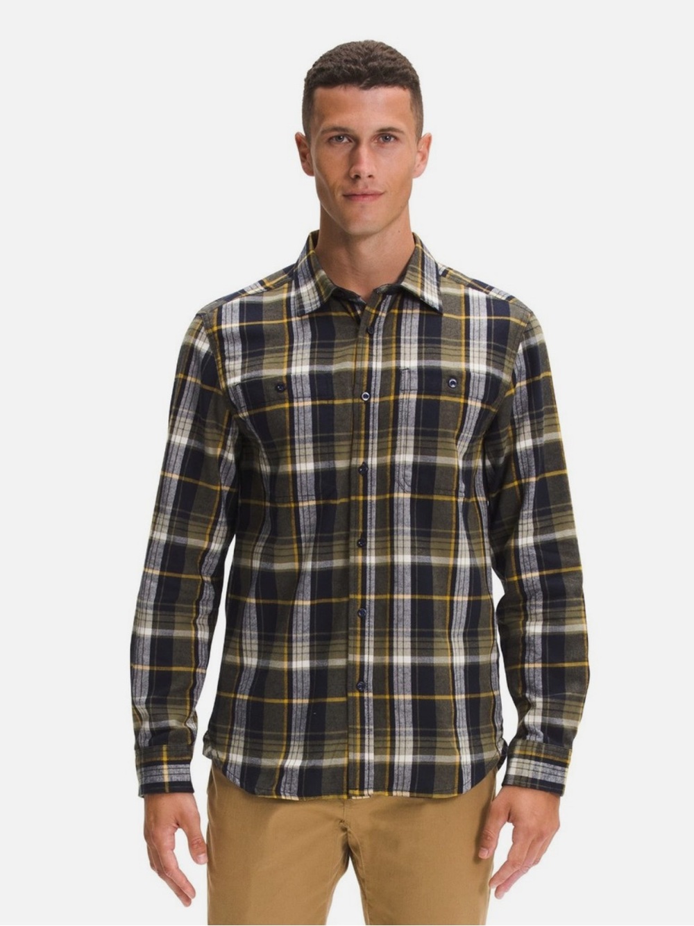 THE NORTH FACE Men's Arroyo Long Sleeve Flannel Button-Down Shirt Size large